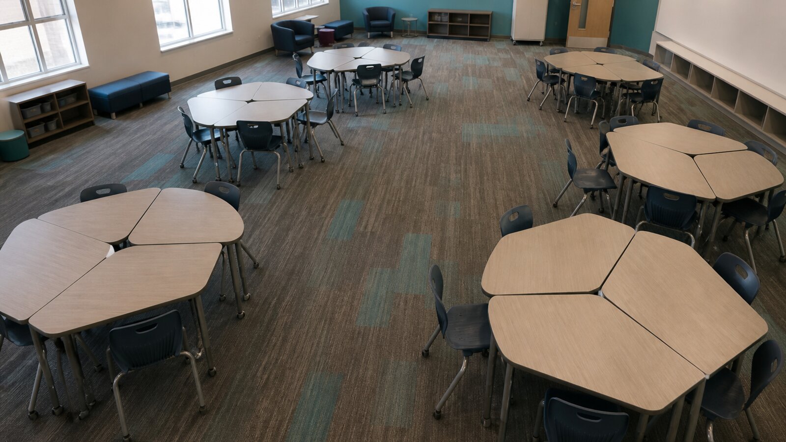 Floorplan Classroom craft studio